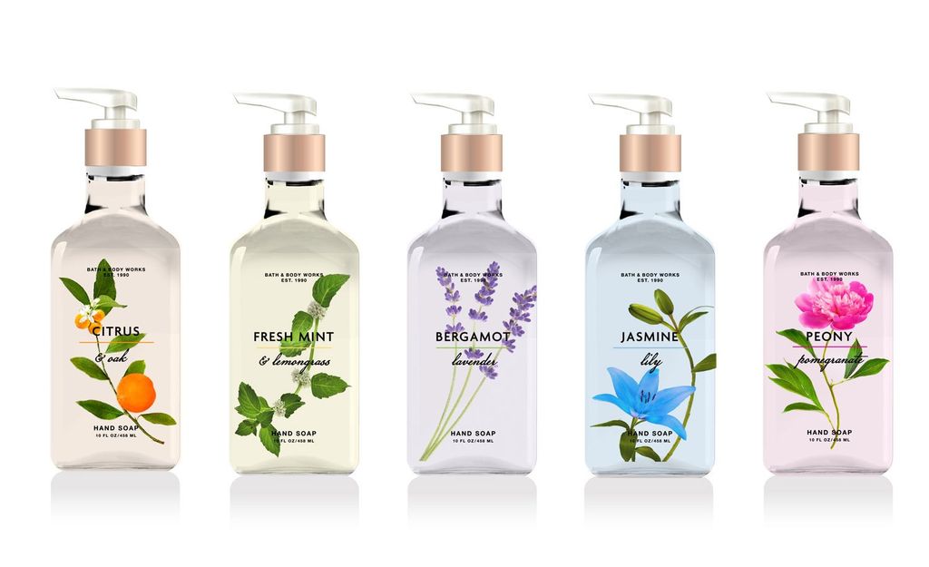 HAND SOAPS | design direction of bottle and label designs