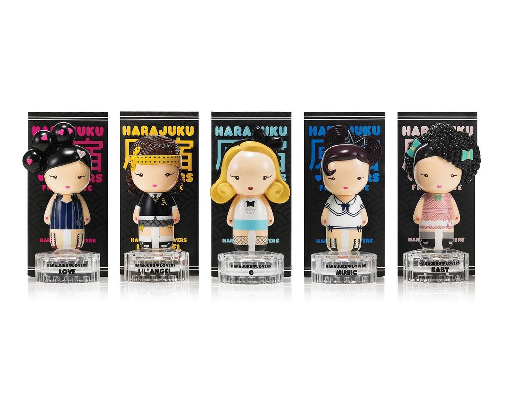 HARAJUKU LOVERS | design of primary and secondary in collaboration with creative director and licensor's designer