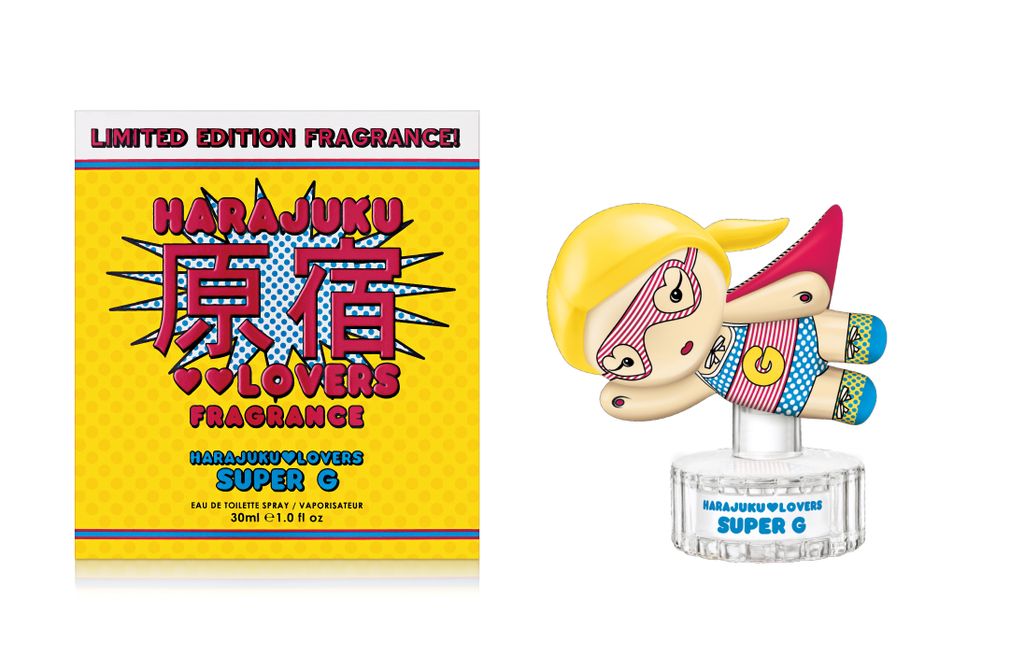 HARAJUKU LOVERS | limited edition EDT - primary and secondary design in collaboration with creative director and licensor's designer